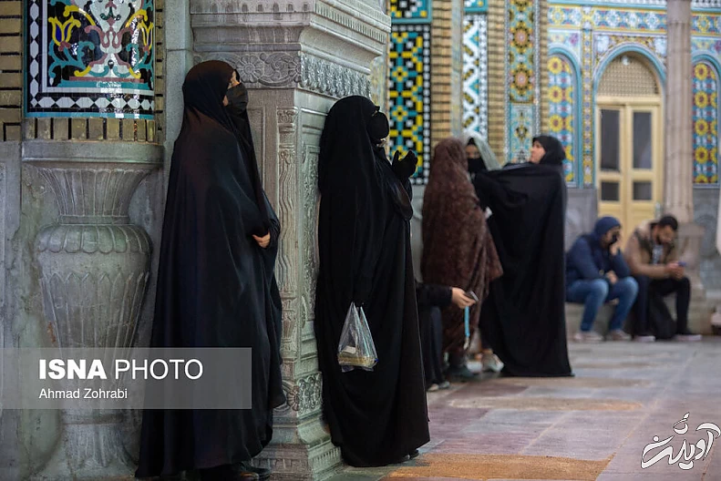 (تصاویر) شب آرزو‌ها در حرم حضرت فاطمه معصومه(س)